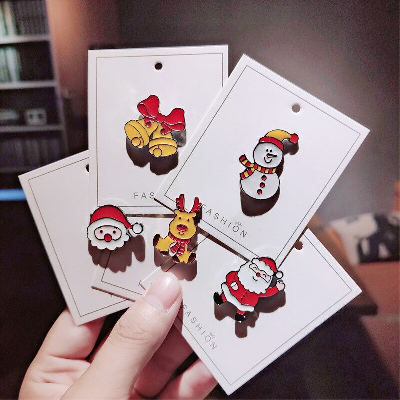 Enamel Christmas Brooch Pin