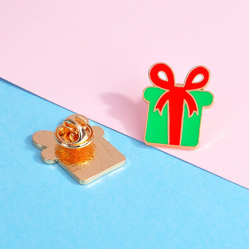 Enamel Christmas Brooch Pin