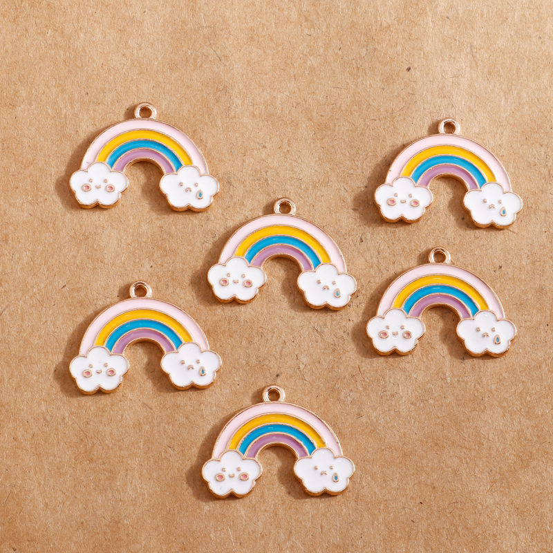 Enamel Cloud Pendant (10 pcs) Enamel Cloud Pendant (10 pcs)