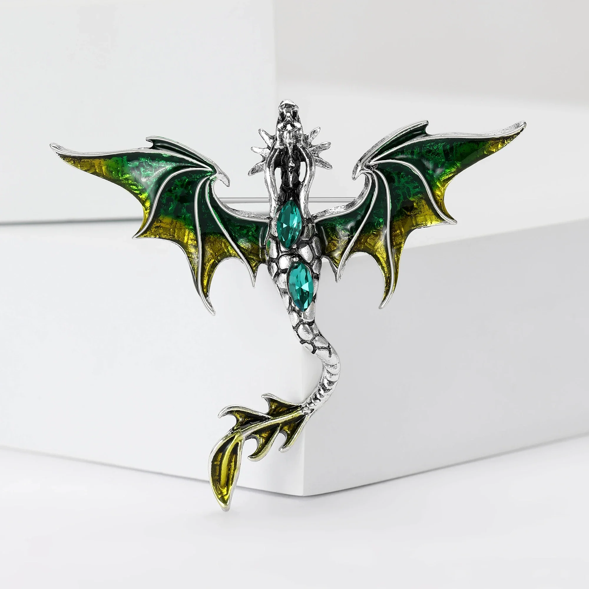 Enamel Dragon Pins for Women Unisex Rhinestone Flying Dragons Brooch Event Party Backpack Decoration Clothes Accessories Enamel Dragon Pins for Women Unisex Rhinestone Flying Dragons Brooch Event Party Backpack Decoration Clothes Accessories