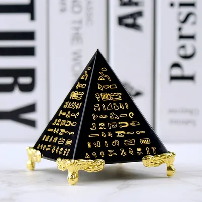 Energy Crystal Pyramid Paperweight