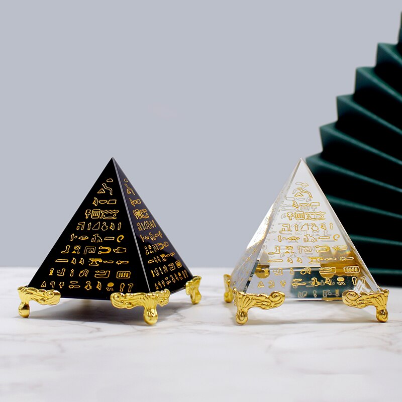 Energy Crystal Pyramid Paperweight