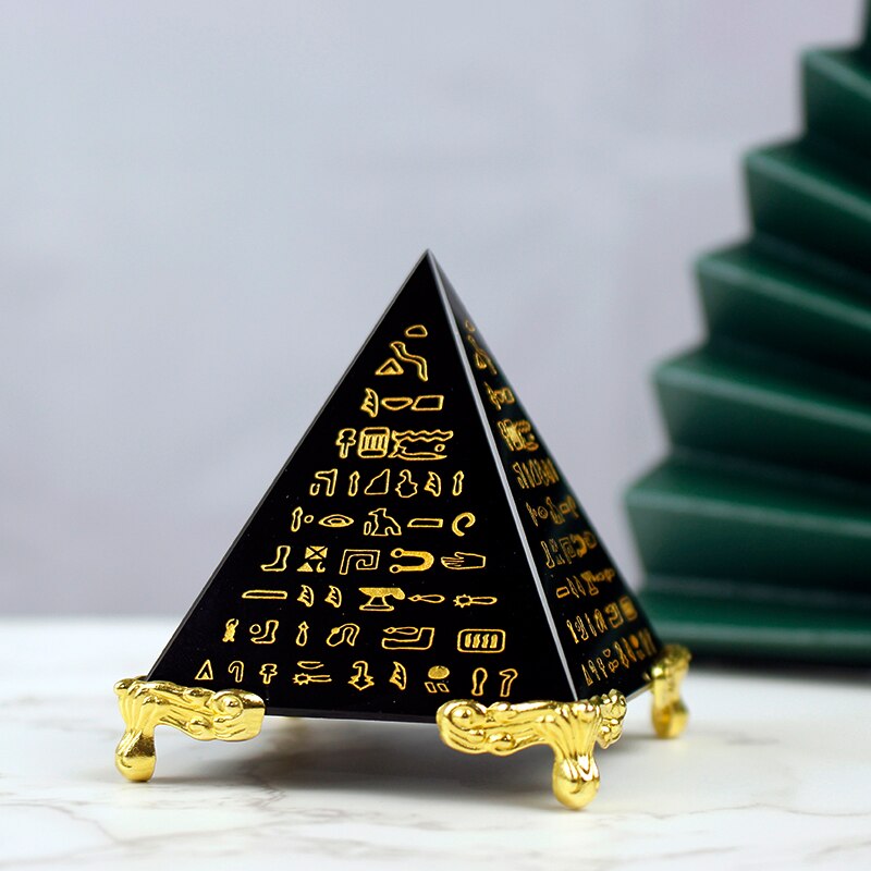Energy Crystal Pyramid Paperweight