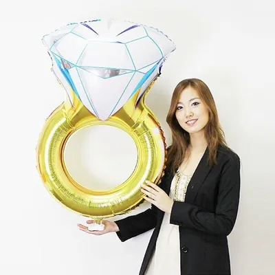 Engagement Ring Balloon Foil Balloon