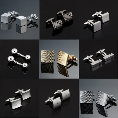 Engraved Cufflinks Fashion Accessories