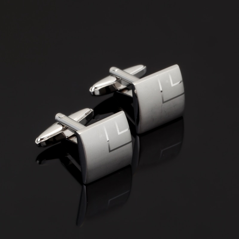 Engraved Cufflinks Fashion Accessories