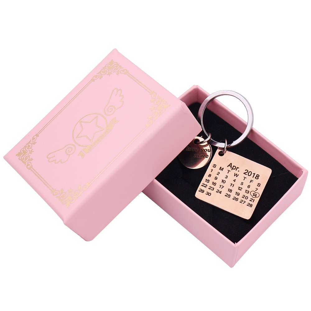 Engraved Keychains Calendar Design Engraved Keychains Calendar Design