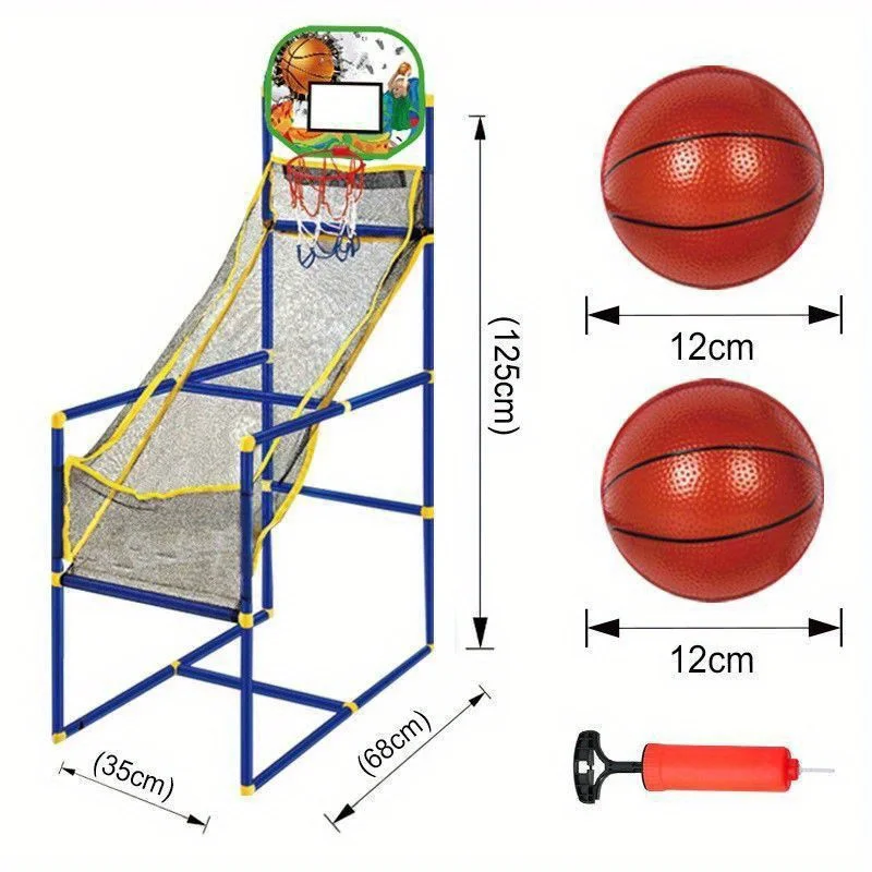 Enjoyable Arcade Basketball Game Set – Indoor/Outdoor Dual Play, Easy Setup with Pump & Balls, Ideal Holiday & Birthday Enjoyable Arcade Basketball Game Set – Indoor/Outdoor Dual Play, Easy Setup with Pump & Balls, Ideal Holiday & Birthday
