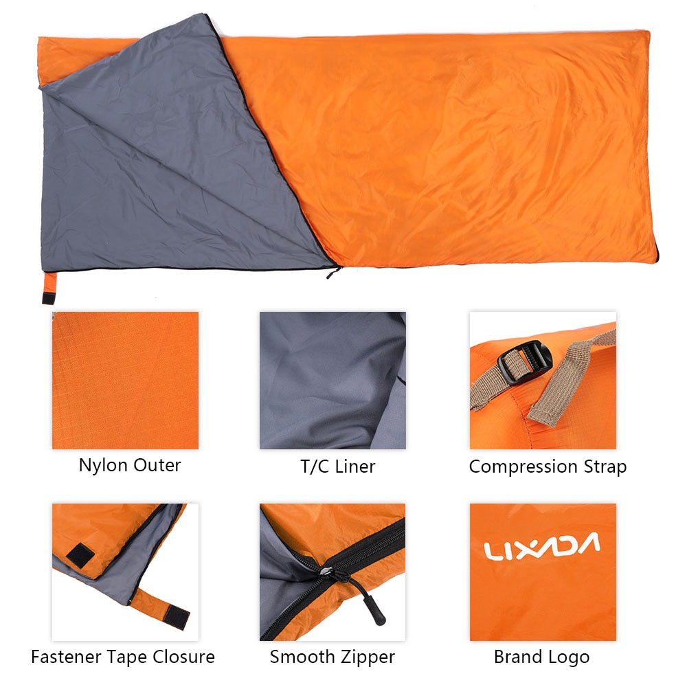 Envelope Sleeping Bag with Storage Bag