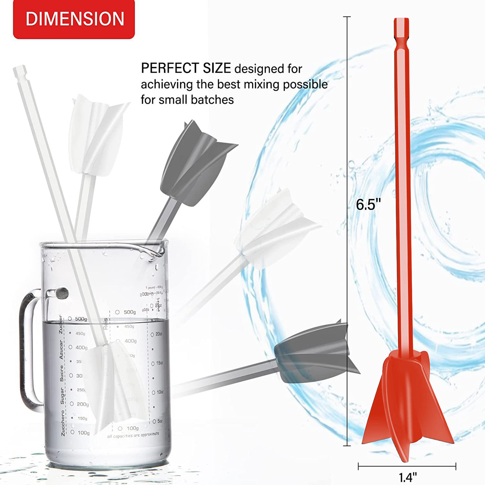 Epoxy Mixing Stick Paint Stirring Rod Putty Cement Paint Mixer Attachment With Drill Chuck For Epoxy Resin Latex Oil Epoxy Mixing Stick Paint Stirring Rod Putty Cement Paint Mixer Attachment With Drill Chuck For Epoxy Resin Latex Oil