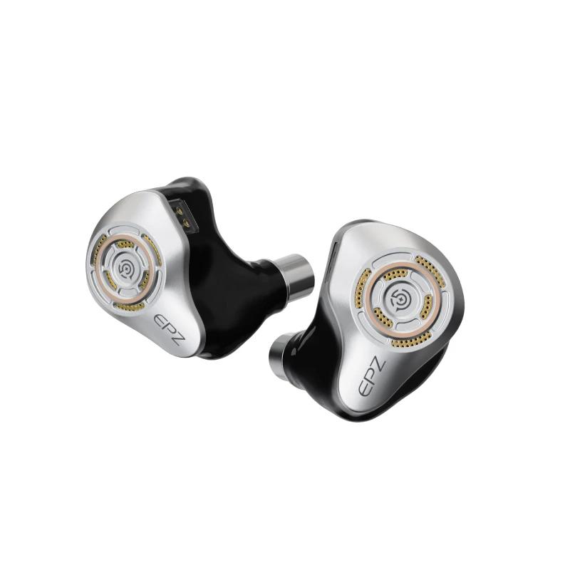 EPZ P50 1DD+2BA+2Planar Hybrid Drivers HiFi IEM 3.5/4.4 L-Shaped Replaceable Plug 6N Single Crystal Copper EPZ P50 1DD+2BA+2Planar Hybrid Drivers HiFi IEM 3.5/4.4 L-Shaped Replaceable Plug 6N Single Crystal Copper