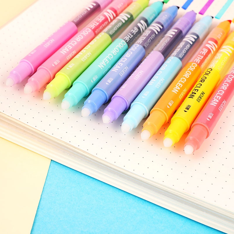 Erasable Highlighters Double Head (Set of 10) Erasable Highlighters Double Head (Set of 10)