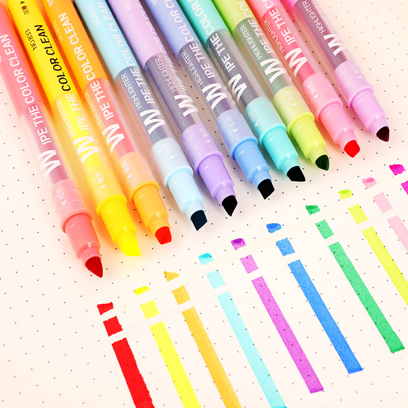 Erasable Highlighters Double Head (Set of 10)
