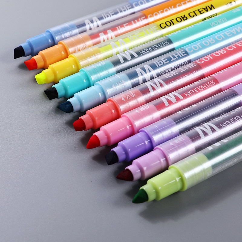 Erasable Highlighters Double Head (Set of 10)