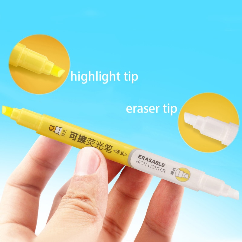Erasable Highlighters with Dual Tip (6 pcs) Erasable Highlighters with Dual Tip (6 pcs)
