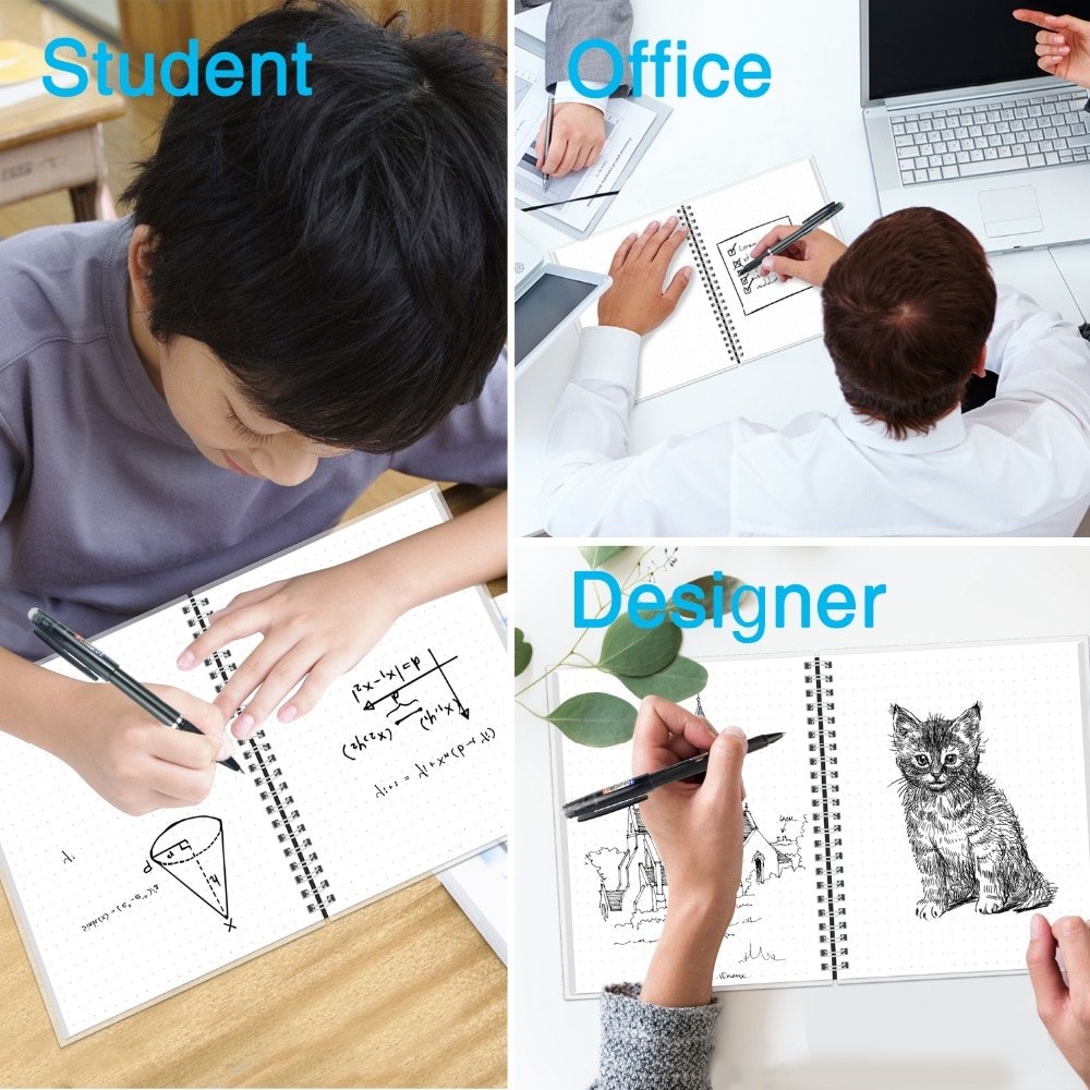 Erasable Notebook Pen Sticker Tab Set Erasable Notebook Pen Sticker Tab Set