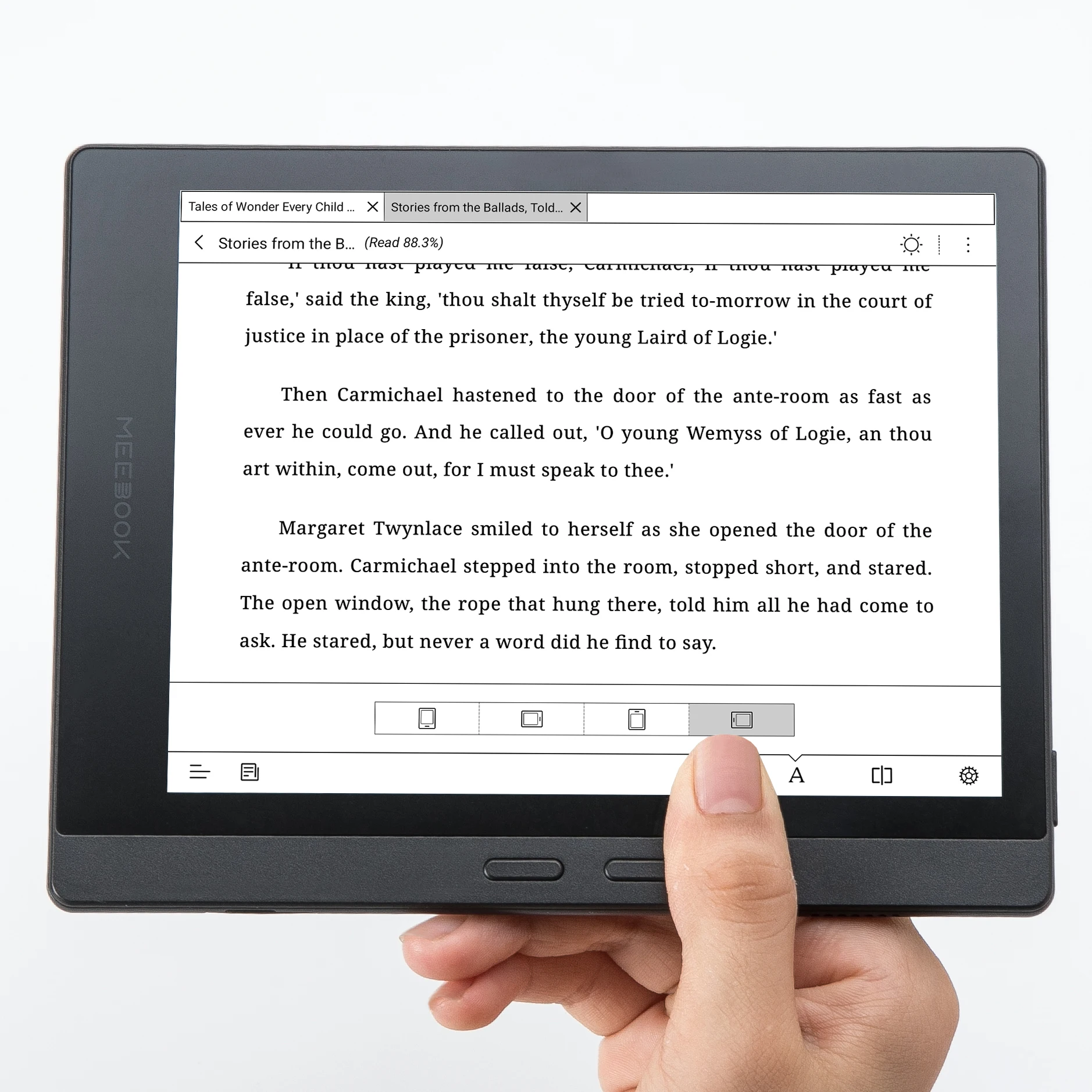 Ereader EBook Reader 6.8″ 300 PPI Android 11 OS with 3GB RAM and Physical Page Button