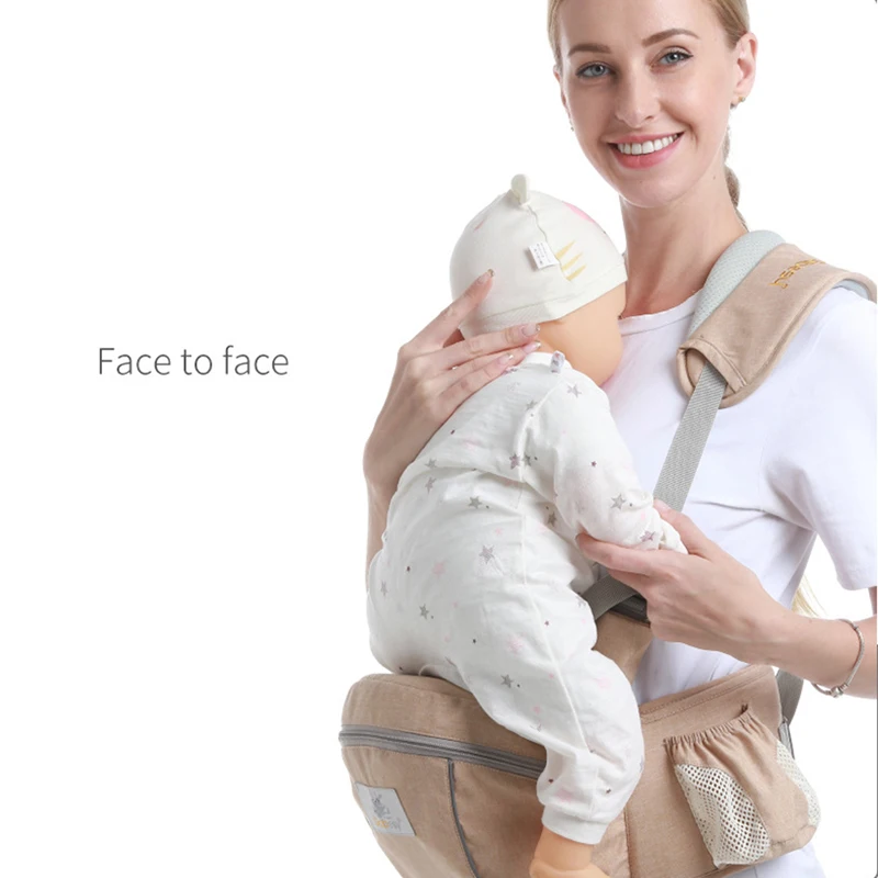 Ergonomic Baby Carrier Portable Infant Kid Hip Seat Waist Stool Sling Front Facing Kangaroo Baby Wrap Carrier For Baby Ergonomic Baby Carrier Portable Infant Kid Hip Seat Waist Stool Sling Front Facing Kangaroo Baby Wrap Carrier For Baby