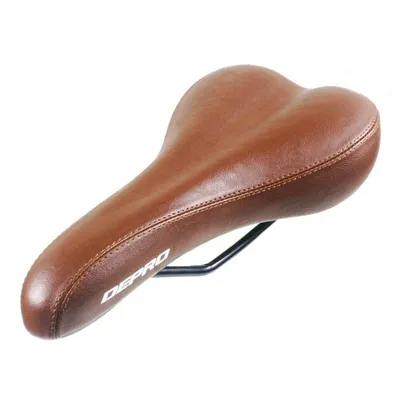 Ergonomic Retro Leather Bike Saddle