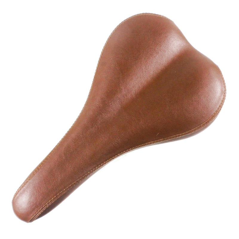 Ergonomic Retro Leather Bike Saddle