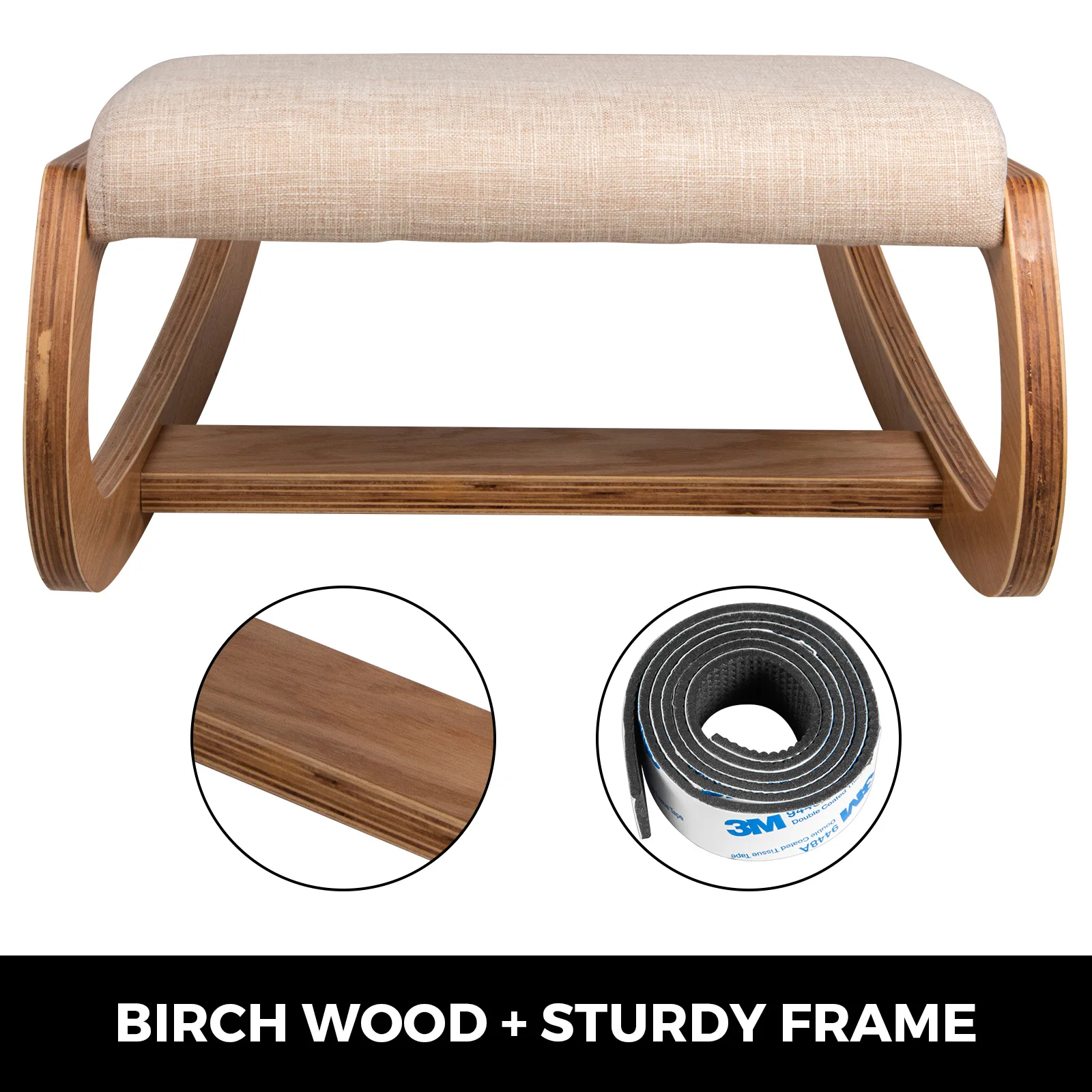 Ergonomic Rocking Wooden Kneeling Chair Stool Correct Posture Computer Chair Original Home Office Furniture Thick Ergonomic Rocking Wooden Kneeling Chair Stool Correct Posture Computer Chair Original Home Office Furniture Thick