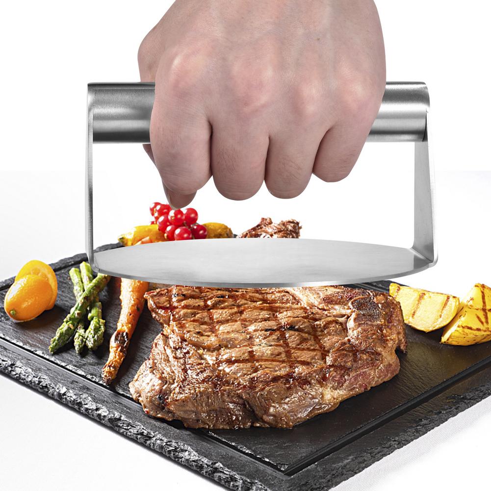Ergonomic Stainless Steel Burger Smasher