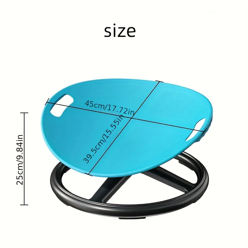 Ergonomic Swivel Sensory Chair – Eggshell Design, Anti-Slip Base Durable Plastic