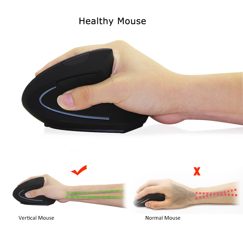 Ergonomic Wireless Vertical Mouse Ergonomic Wireless Vertical Mouse