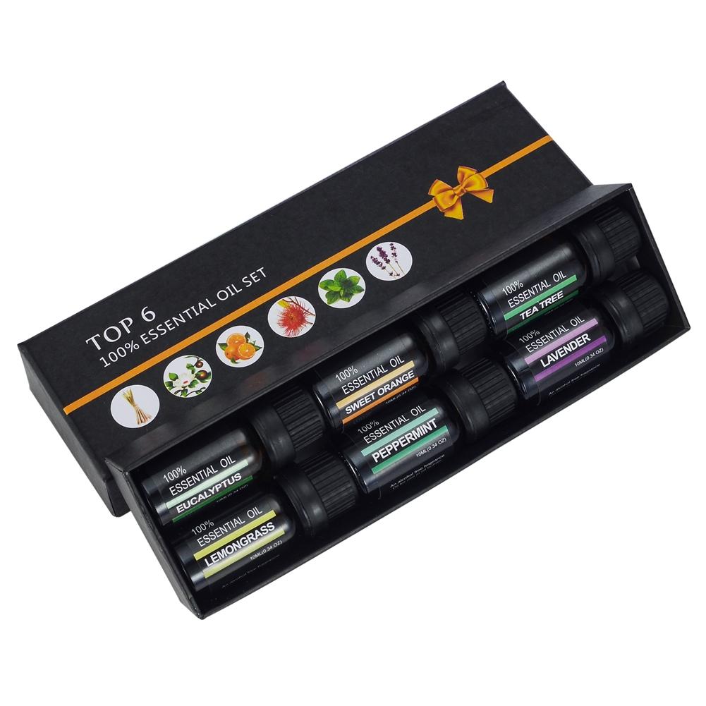 Essential Oil Aromatherapy Massage Set (6 pieces)