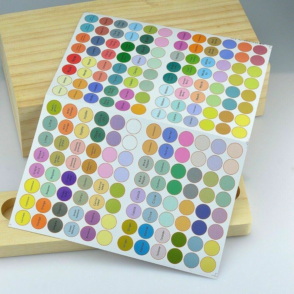 Essential Oil Bottle Labels (192 pcs)