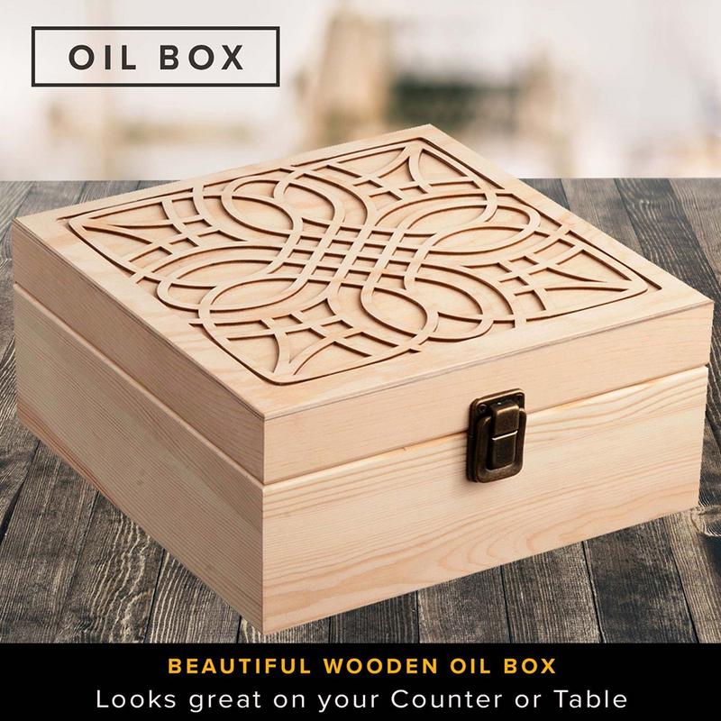 Essential Oil Box 36 Slot Holder Essential Oil Box 36 Slot Holder