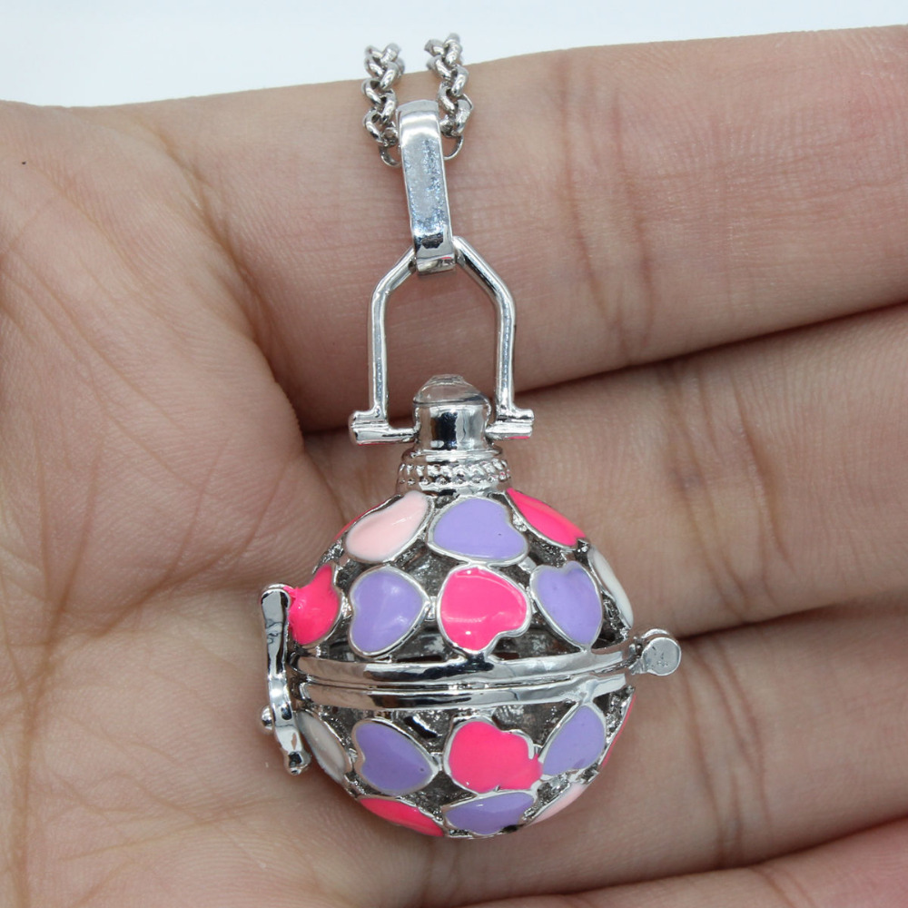 Essential Oil Diffuser Aromatherapy Locket Necklace Essential Oil Diffuser Aromatherapy Locket Necklace