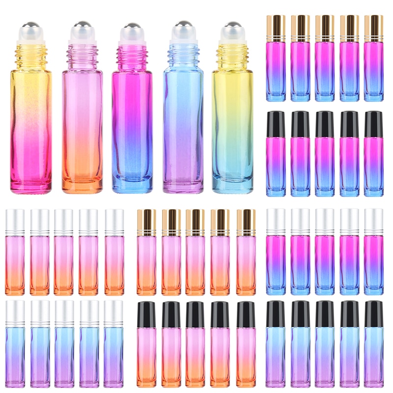 Essential Oil Roller Bottles Multi-Colored Essential Oil Roller Bottles Multi-Colored