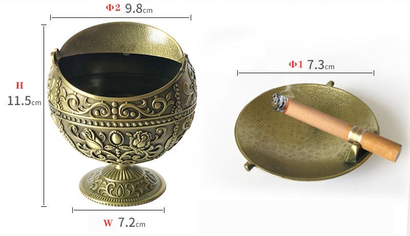 European Style Globe Ashtray European Style Globe Ashtray
