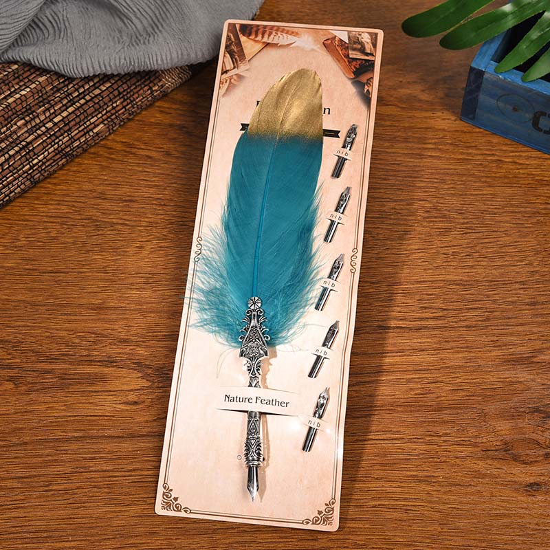 European Style Leather Dip Pen