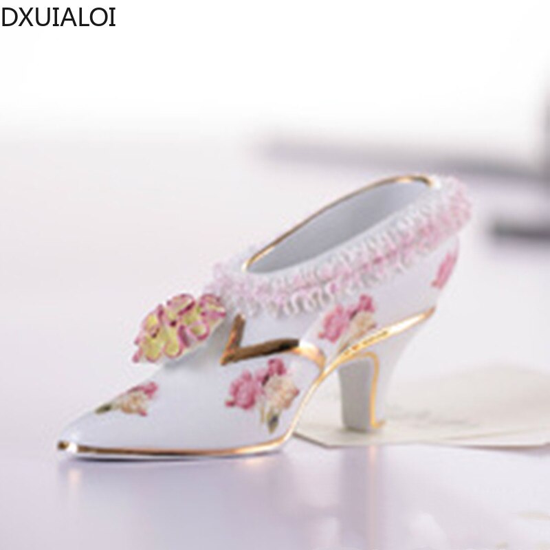 European Style Porcelain Shoe Decor