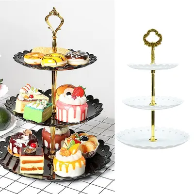 European Style Three Tier Dessert Stand European Style Three Tier Dessert Stand