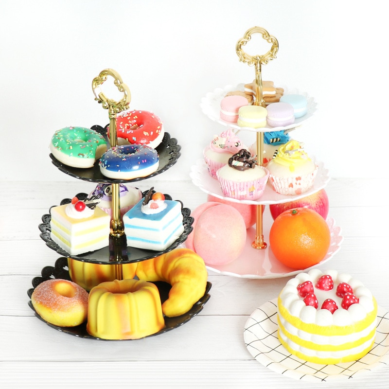 European Style Three Tier Dessert Stand European Style Three Tier Dessert Stand