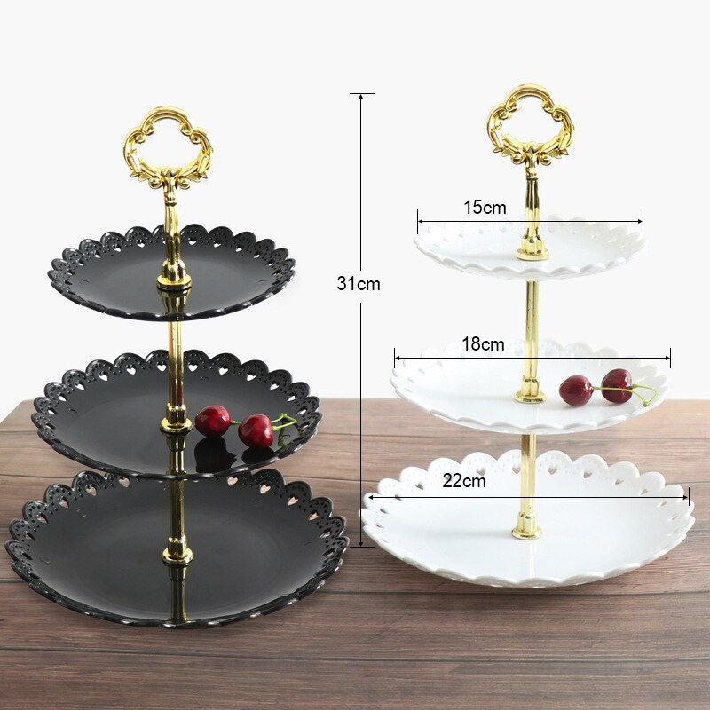 European Style Three Tier Dessert Stand European Style Three Tier Dessert Stand