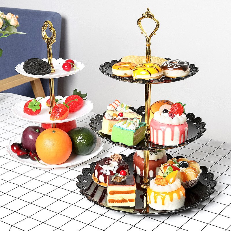European Style Three Tier Dessert Stand European Style Three Tier Dessert Stand