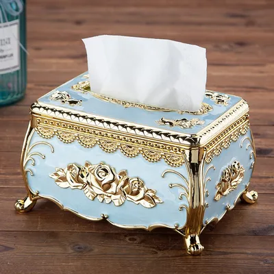 European Vintage Tissue Box