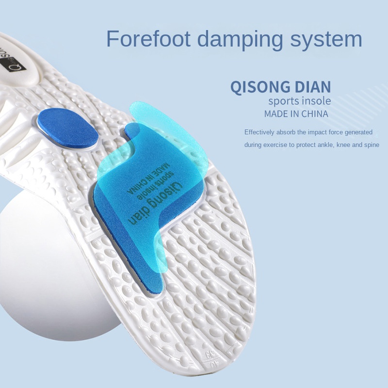 EVA Insoles for Shoes Sole Shock Absorption Deodorant Breathable Cushion Running Insoles for Feet Orthopedic Insoles