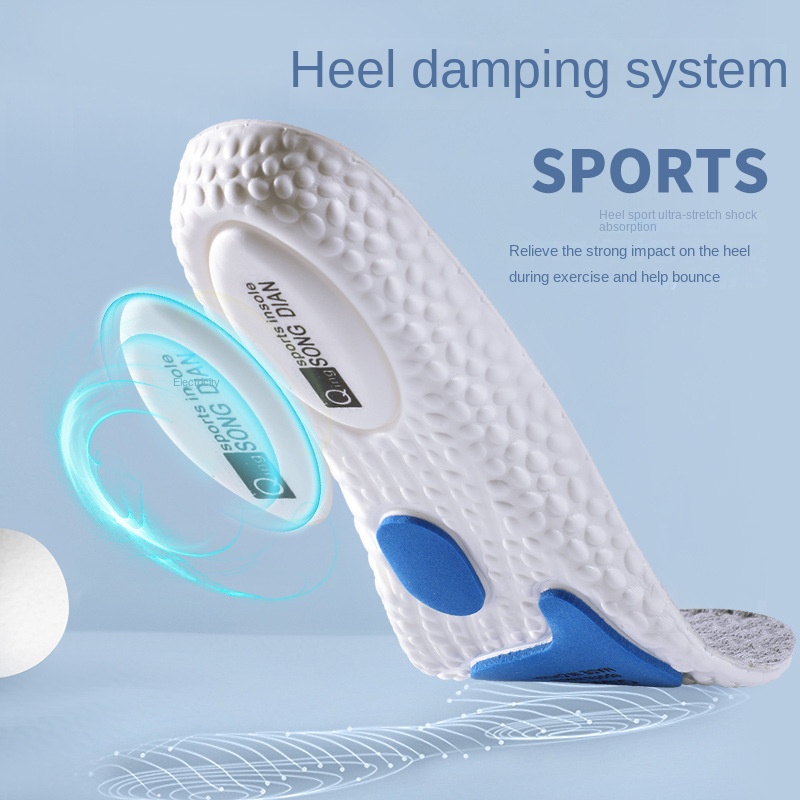 EVA Insoles for Shoes Sole Shock Absorption Deodorant Breathable Cushion Running Insoles for Feet Orthopedic Insoles