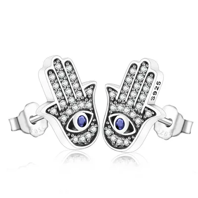 Evil Eye Earrings 925 Sterling Silver Jewelry Evil Eye Earrings 925 Sterling Silver Jewelry