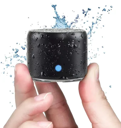EWA A106 Pro Mini Bluetooth Speaker with Custom Bass Radiator IPX7 Waterproof Super Portable Speakers
