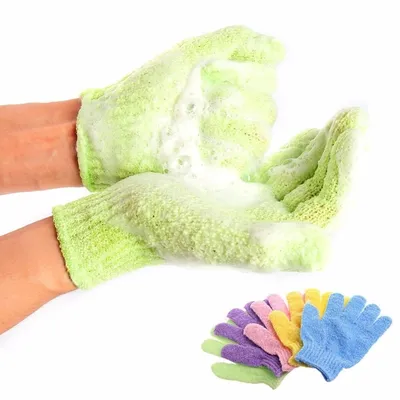 Exfoliating Bath Gloves Scrub Mitts Exfoliating Bath Gloves Scrub Mitts