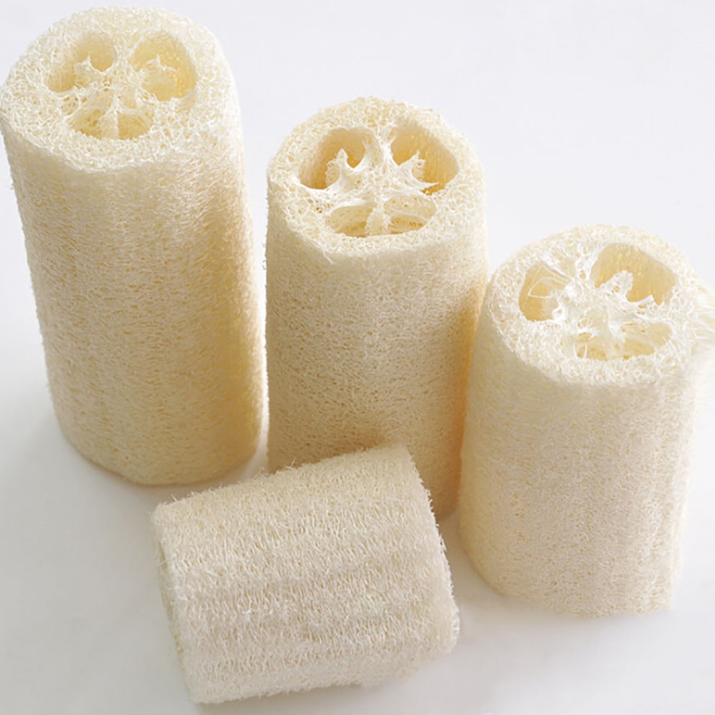 Exfoliating Natural Loofah Scrubbers (6pcs)