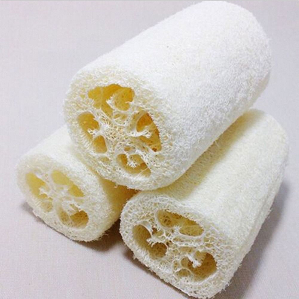 Exfoliating Natural Loofah Scrubbers (6pcs)
