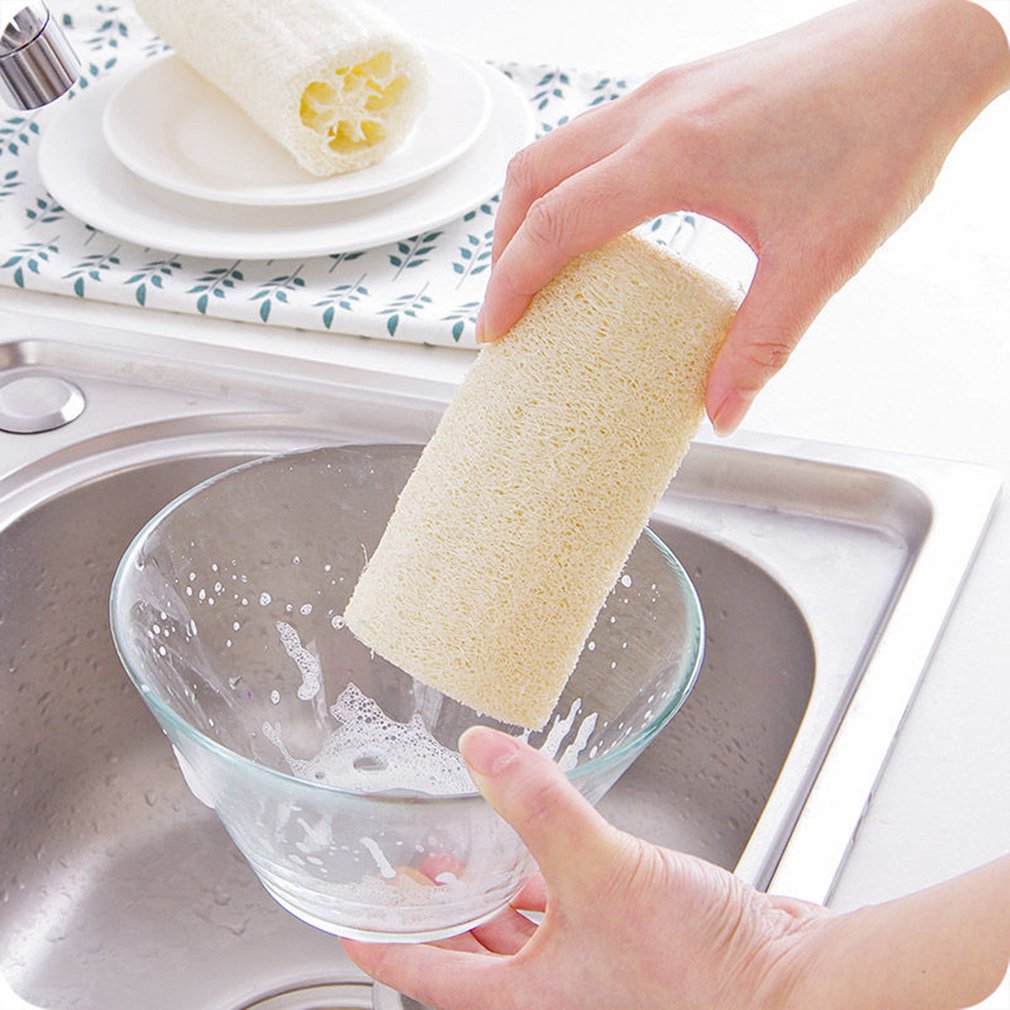 Exfoliating Natural Loofah Sponges (6pcs)