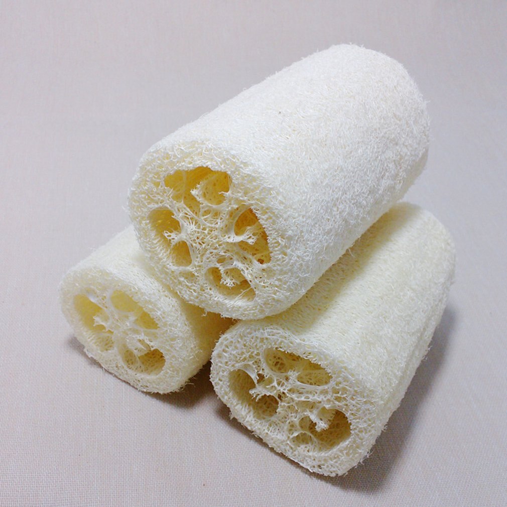 Exfoliating Natural Loofah Sponges (6pcs)